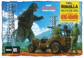 1/25 Godzilla Army Jeep Model