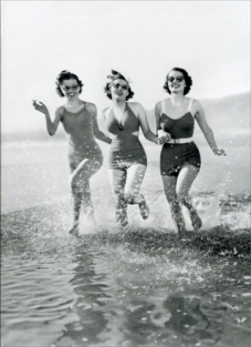 Women Running/Beach Birthday