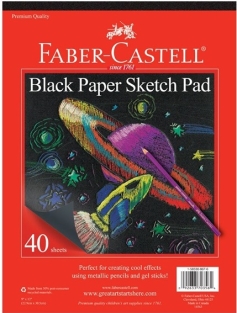 Black Paper Sketch Pad #14563