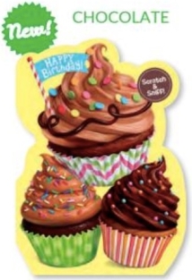 Chocolate Cupcake Scratch/Sniff Birthday