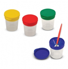 SPILL-PROOF PAINT CUPS (4-PACK)