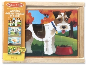 PETS-WOODEN PUZZLES IN A BOX