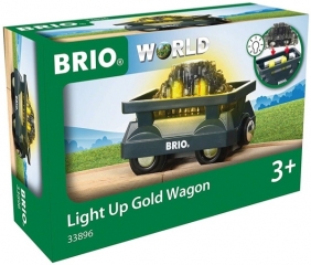 LIGHT UP GOLD WAGON #33896 BY