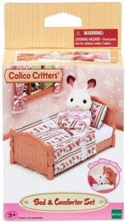 CALICO CRITTERS BED & COMFORTER SET