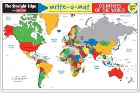 WORLD MAP LEARNING MAT