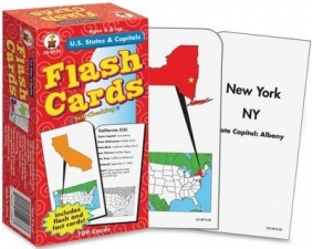 U.S. STATES & CAPITALS FLASH CARDS
