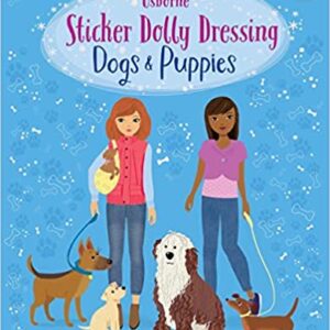 DOGS & PUPPIES STICKER DOLLY DRESSING BY USBORNE