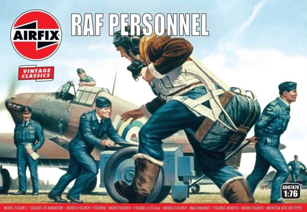 (SALE)1/76 WWII RAF PERSONNEL FIGURE
