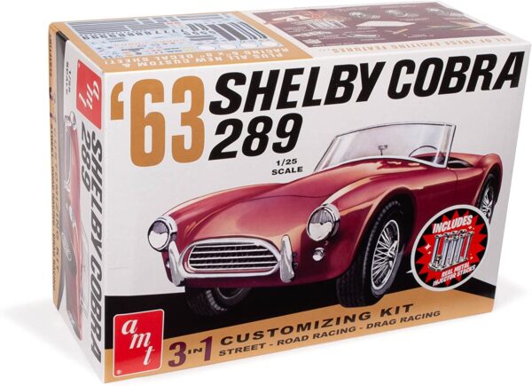 1/25 '63 SHELBY COBRA 289 3 IN 1