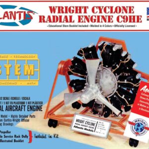 1/12 WRIGHT CYCLONE C9HE RADIAL ENGINE K