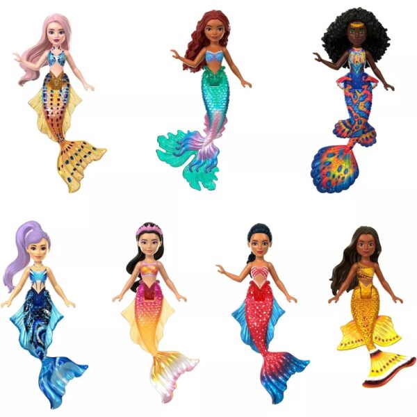 DISNEY THE LITTLE MERMAID ARIEL & SISTERS SET