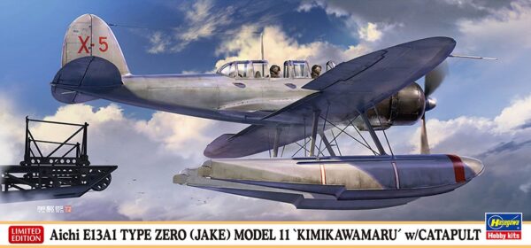 1/72 AICHI E13A1 TYPE ZERO JACK MODEL 11 KIMIKAWAMARU SEAPLANE