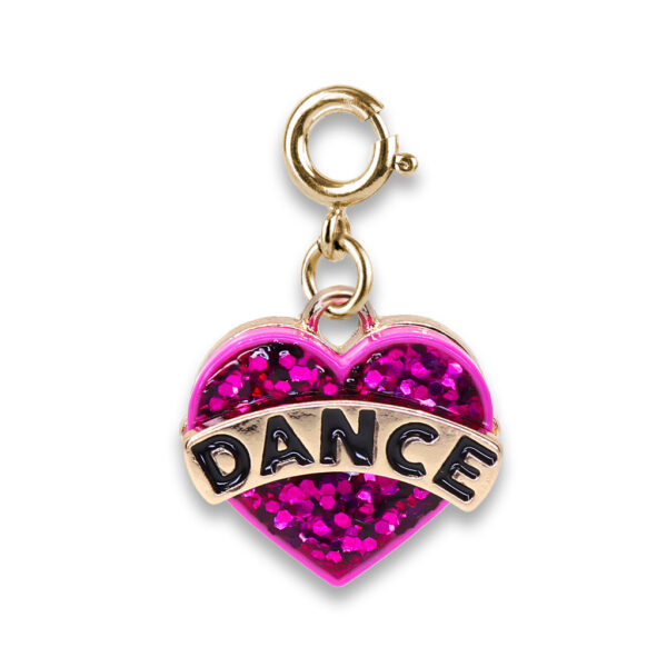 CHARM IT! GOLD GLITTER DANCE CHARM
