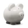 GRAY OMBRE PIGGY BANK