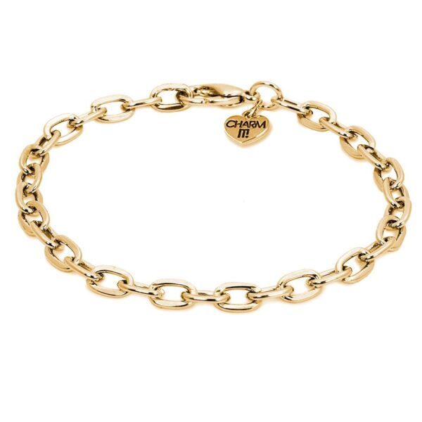 CHARM IT! GOLD CHAIN BRACELET #B100-G