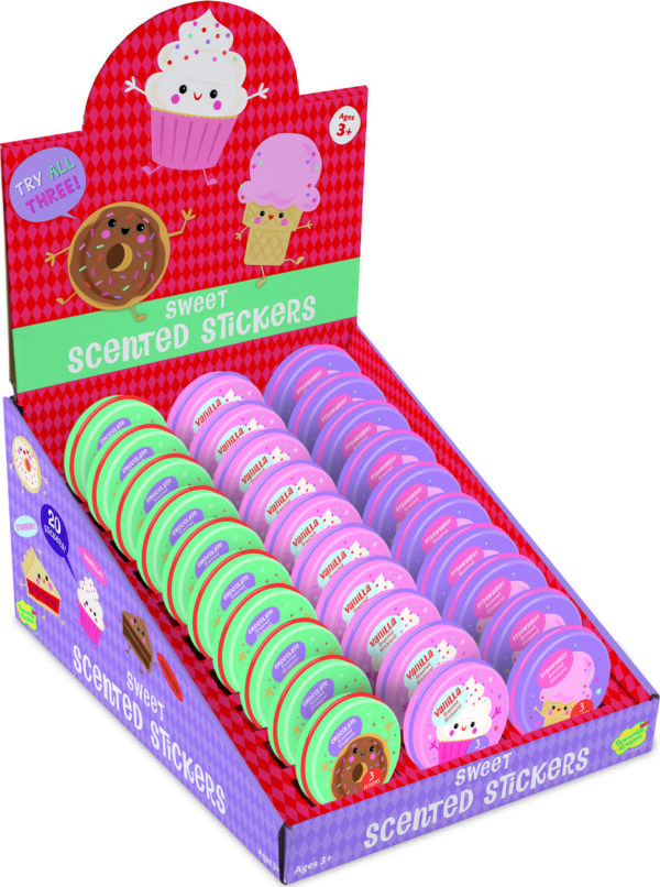 STRAWBERRY ICE CREAM SCENTED STICKERS