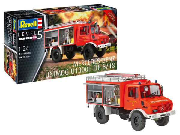 1/24 MERCEDES BENZ UNIMOG U1300L TLF 8/1