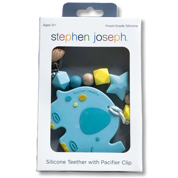 SILICONE PACIFIER HOLDER ELEPHANT