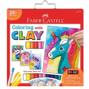 COLORING WITH CLAY UNICORN & FRIENDS