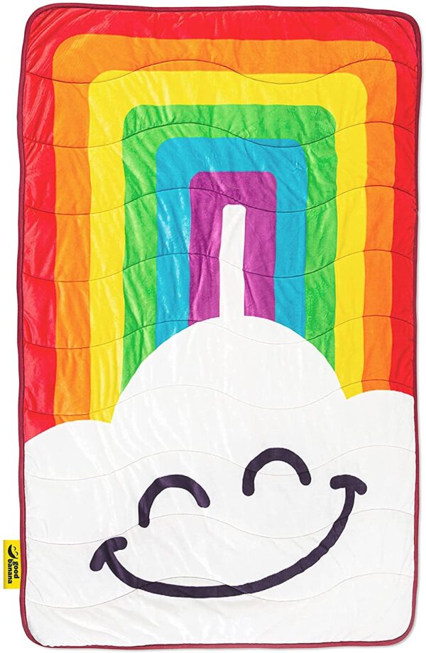 RAINBOW PLUSH WEIGHTED BLANKET