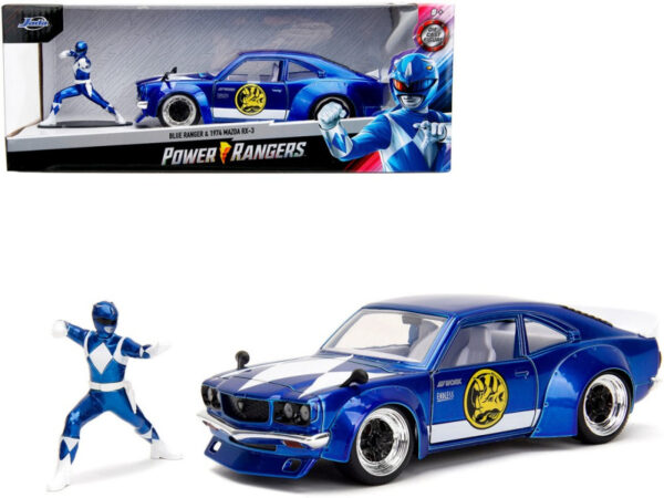 1/24 POWER RANGERS '74 MAZDA RX3 W/FIGUR