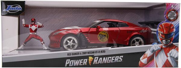 1/24 POWER RANGERS '09 NISSAN GT-R W/FIG