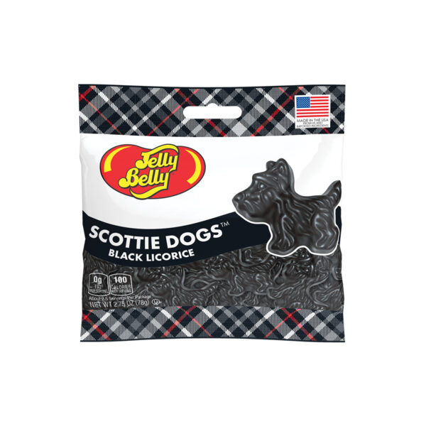 SCOTTIE DOG BLACK LICORICE - JELLY BELLY