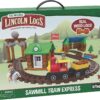 LINCOLN LOGS 101PC SAWMILL TRAIN EXPRESS