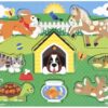 PETS WOODEN PEG PUZZLE