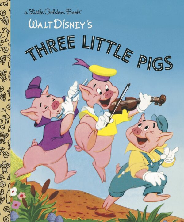 THREE LITTLE PIGS - LITTLE GOLDEN BOOK