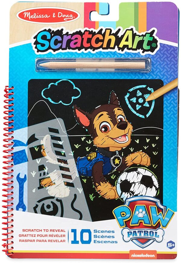 PAW PATROL CHASE SCRATCH ART-10 SCENCES