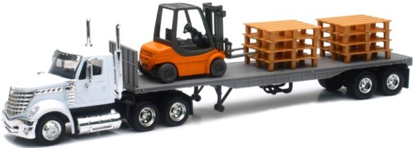 NEW RAY 1/43 INT'L LONESTAR FLATBED