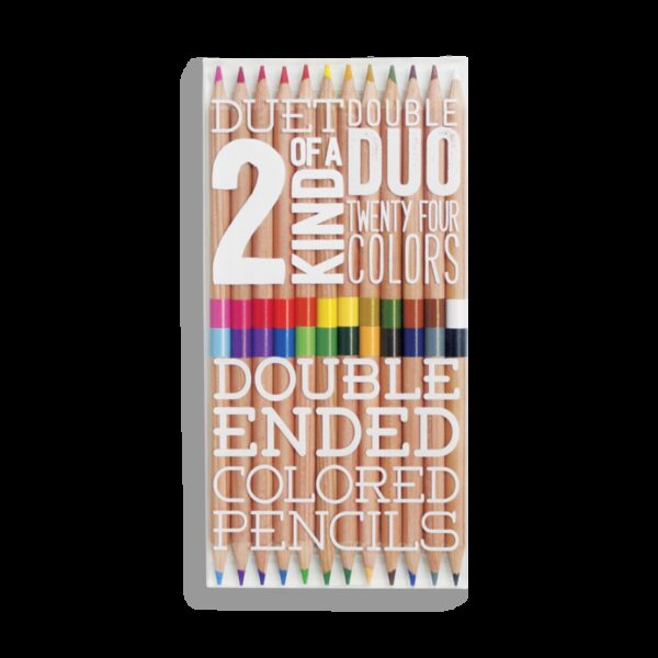 2 OF A KIND DOUBLE-ENDED COLORED PENCILS