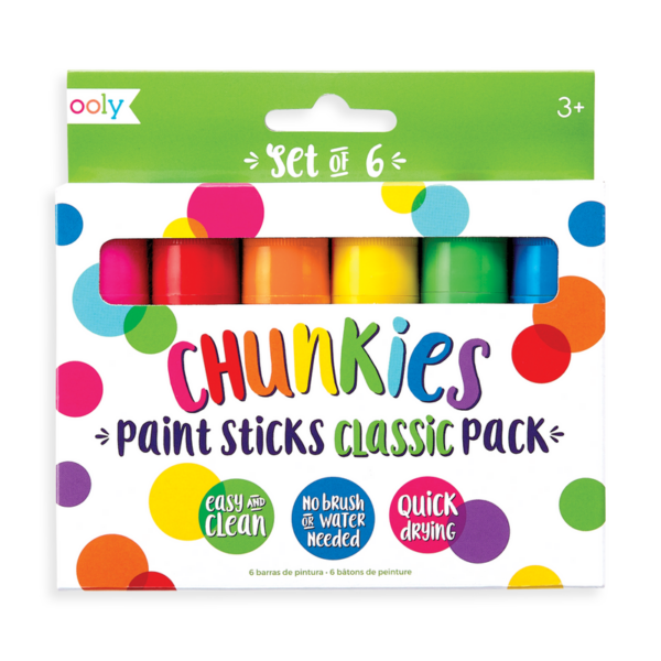 CHUNKIES PAINT STICKS CLASSIC PACK-6