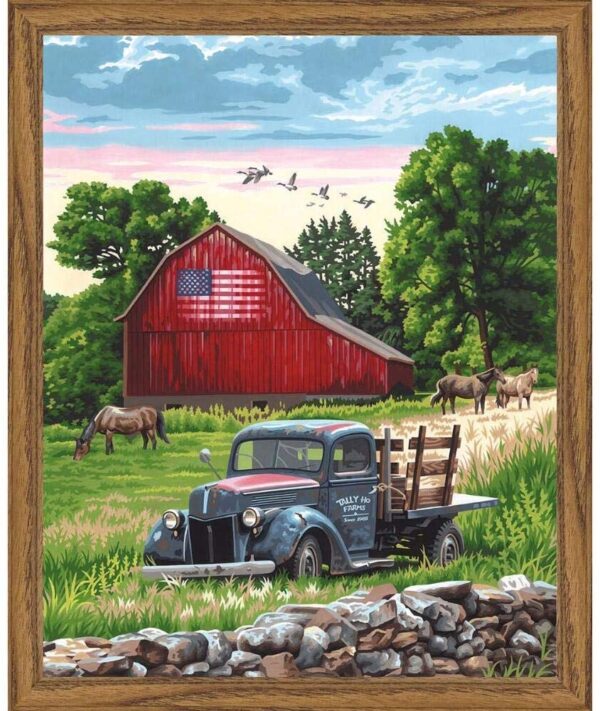 (SALE)SUMMER FARM 16"X20" PAINT BY NUMBER