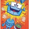 Robot Blast Birthday Card #583