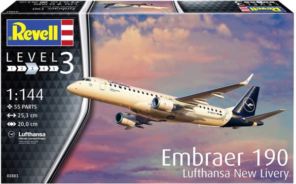 1/144 EMBRAER 190 LUFTHANSA AIRLINER