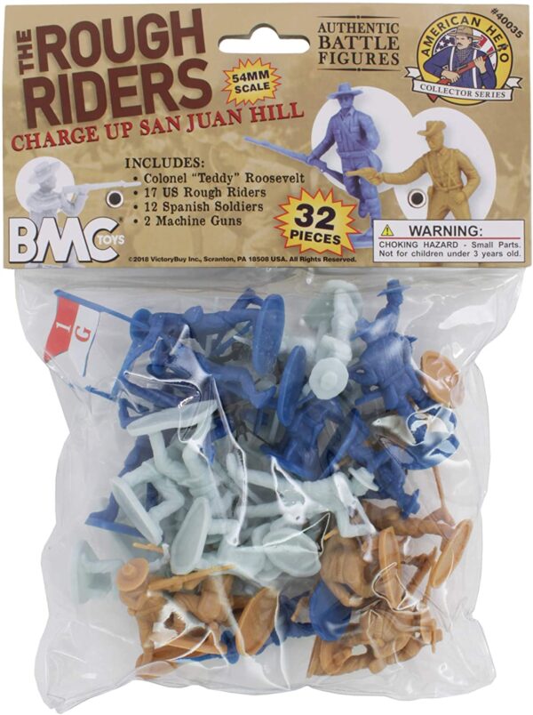 54MM SAN JUAN HILL ROUGH RIDERS 32PC