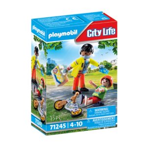 PARAMEDIC WITH PATIENT-CITY LIFE