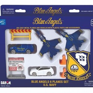 BLUE ANGELS US NAVY PLANES PLAYSET 10PC