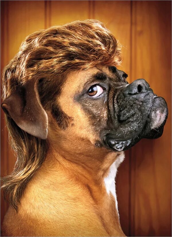 DOG WITH MULLET BIRTHDAY GREAT FOR GUYS