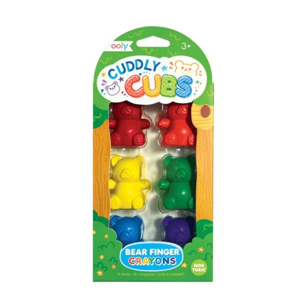 CUDDLY CUBS BEAR FINGER CRAYONS