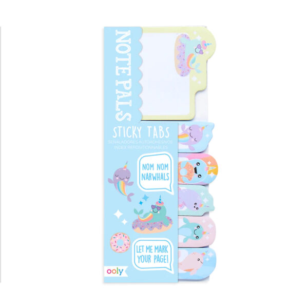 NOM NOM NARWHALS NOTE PALS STICKY TABS