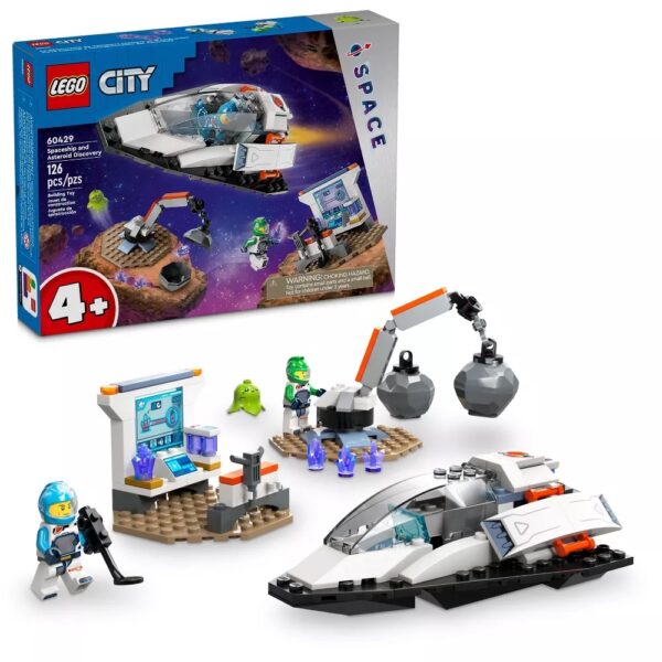 SPACESHIP AND ASTEROID DISCOVERY-CITY SPACE