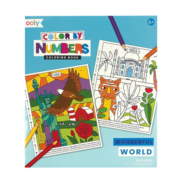 WONDERFUL WORLD COLOR BY NUMBERS COLORIN