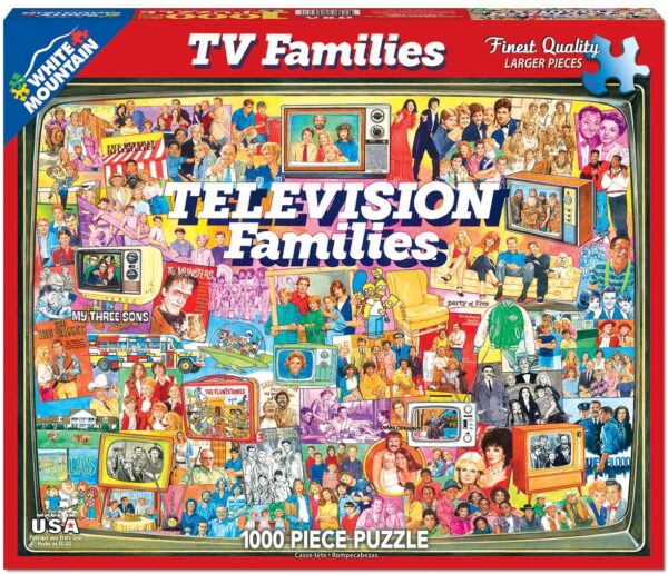 (SALE)TELEVISION FAMILIES COLLAGE 1000PC
