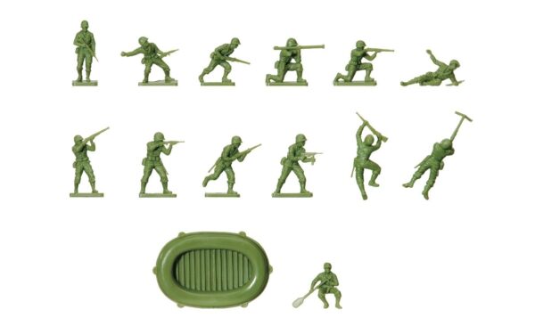1/72 WWII US MARINES FIGURE SE - Image 2