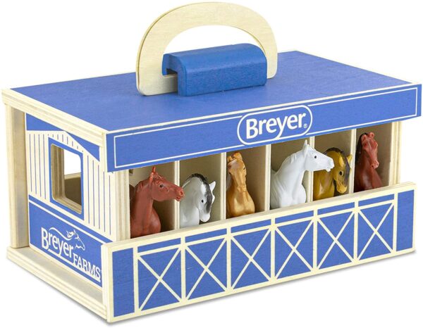 BREYER FARMS WOODEN CARRY STABLE - Image 2