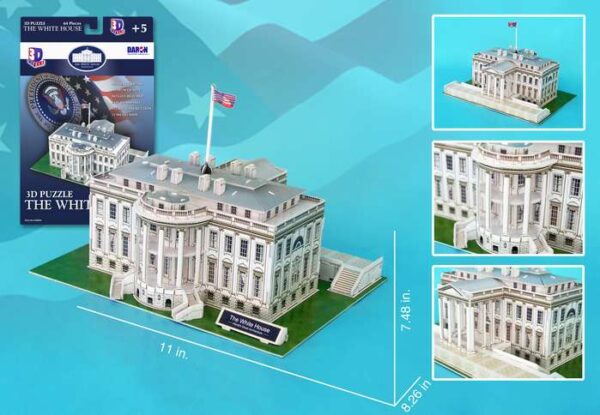 WHITE HOUSE 64PC 3-D - Image 2