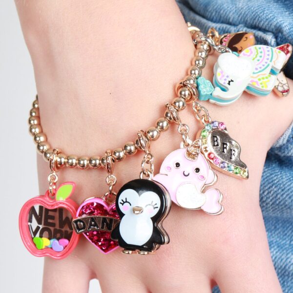 CHARM IT! GOLD GLITTER DANCE CHARM - Image 2